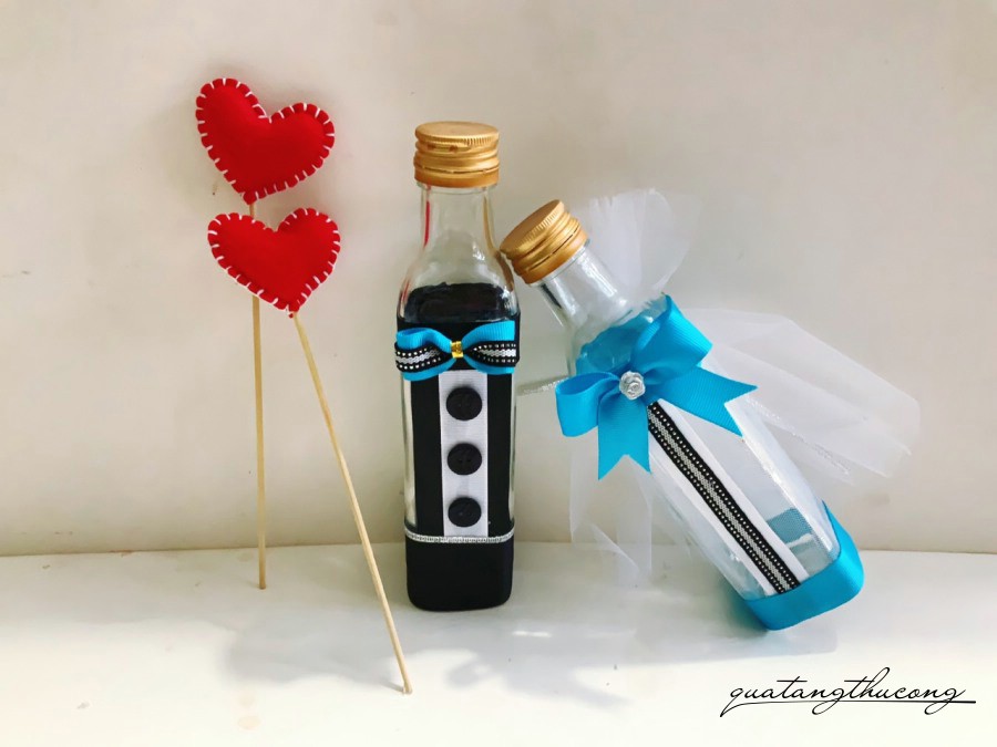 Combo bình cô dâu & chú rể - Model 7